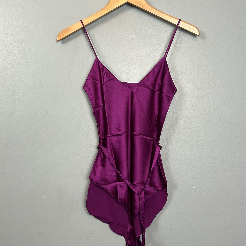 Victoria's Secret Purple Satin Chemise